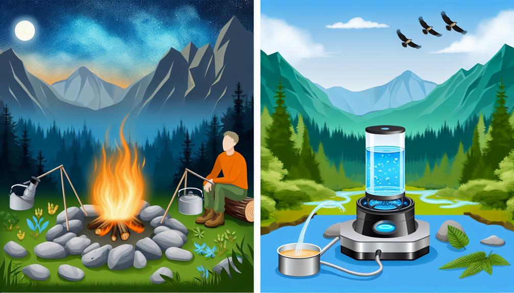 comparing methods for water purification