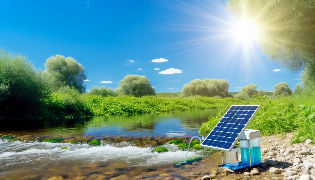 solar powered water purification system